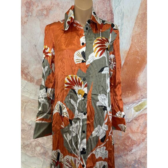 Anthropologie Corey Lynn Calter Maxi Shirt Dress - Picture 8 of 10